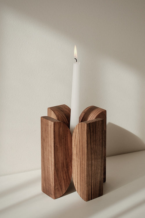 NATURA Flower Candle Holder